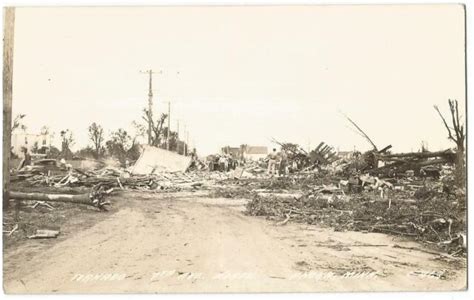 Anoka Minnesota Mn Th Avenue Tornado Damage Rppc Real Photo Postcard