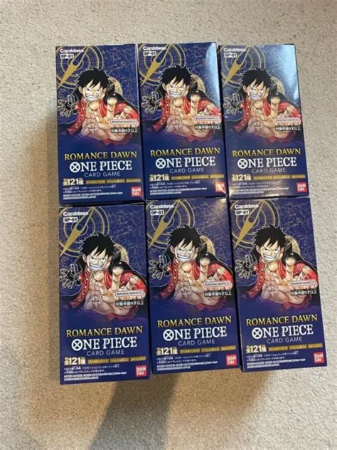 Bandai One Piece Card Game Tcg Romance Dawn Japanese Booster Box Op