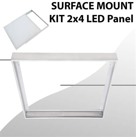 Surface Mount Aluminum Kit For Panel 1x4 Ledradiant