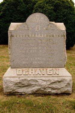 David Shoemaker DeHaven 1842 1896 Memorial Find A Grave