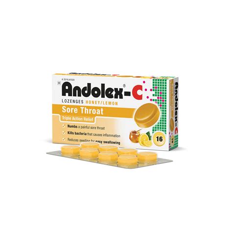 Andolex C Lozenges Assorted 16s