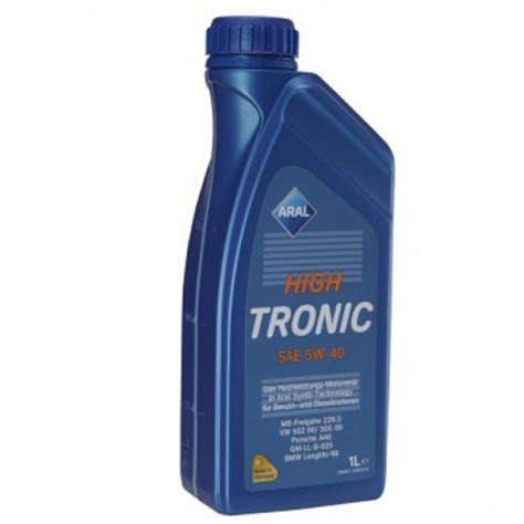 Aral HighTronic 5W40 Синтетическое масло 1l