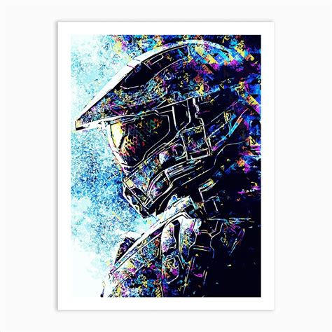 Halo Master Chief Art Print by aul art - Fy