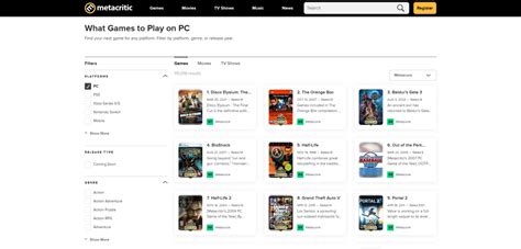 Os melhores jogos para computador da história segundo o Metacritic