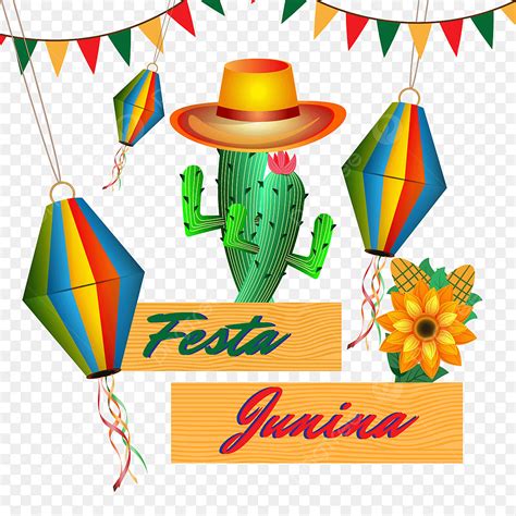 Vector Elegante Y Premium Festa Junina PNG Dibujos Festa Junina