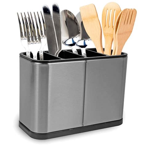 Kitchen Cutlery Holder Spoon Fork Utensils Storage Rack Organizer