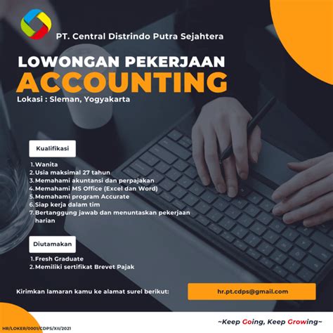 Lowongan Kerja Akuntan Di PT Central Distrindo Putra Sejahtera