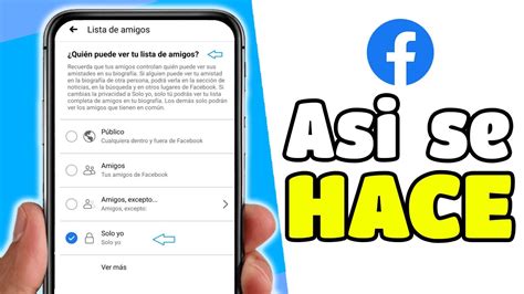 Como Ocultar La Lista De Amigos En Facebook Trucos De Facebook