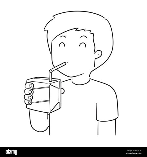 Vector Of Man Drinking Stock Vector Image And Art Alamy