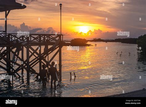 Cloud 9 Cloud9 Tower Surf Spot Siargao Island The Philippines Stock