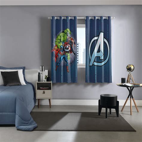 Corta Luz Tecido Avengers M X M Indicado Para Var O De At