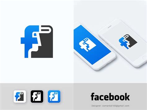 Facebook Logo Redesigning by Design Think on Dribbble | Logo redesign ...