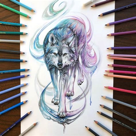 Pack Leader Wolf Art Katylipscomb Deviantart