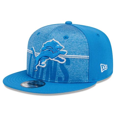 Detroit Lions New Era 2023 NFL Training Camp 9FIFTY Snapback Hat - Blue ...