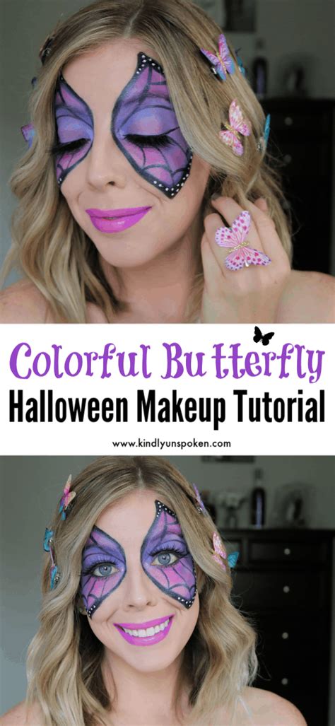 Colorful Butterfly Makeup Halloween Tutorial Butterfly Makeup