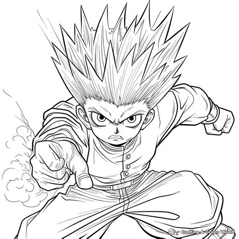 Hunter X Hunter Coloring Pages Free And Printable