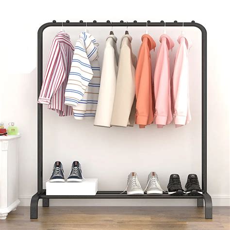 Simple Fashion Clothes Rack Outdoor Balcony Storage Shelf Stainless