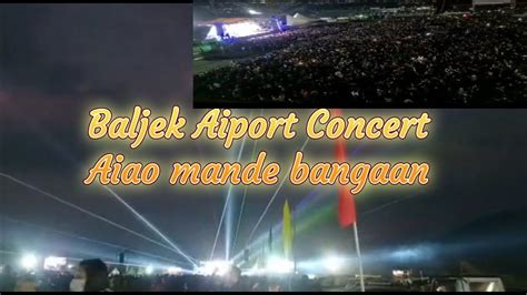 Me Gong Festival Cum Concert Baljek Aiport Garo Hills Meghalaya And