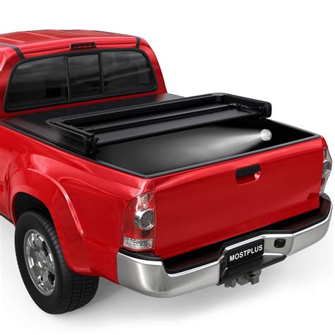 6FT Tri-Fold Soft Tonneau Cover For 2005-2015 Toyota Tacoma Fleetside ...