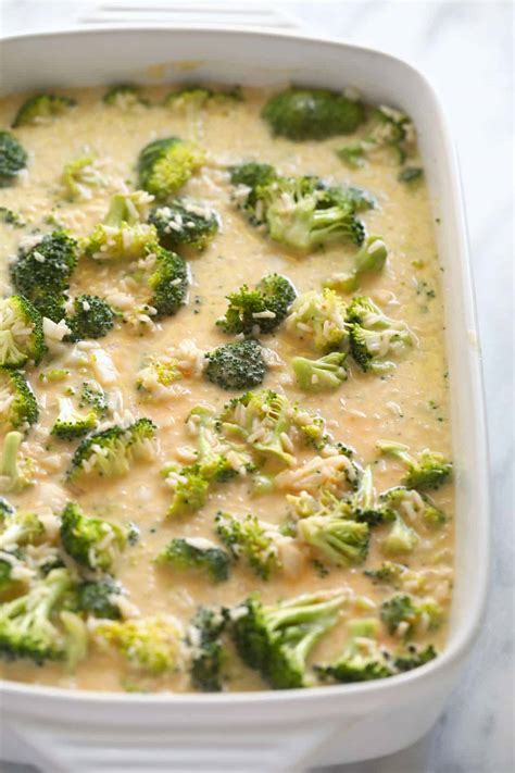 Broccoli Rice And Cheese Casserole The Cheese Knees