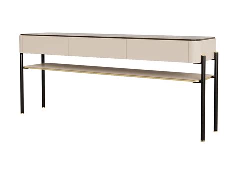 Aman Console Table Rectangular Wooden Console Table With Drawers By