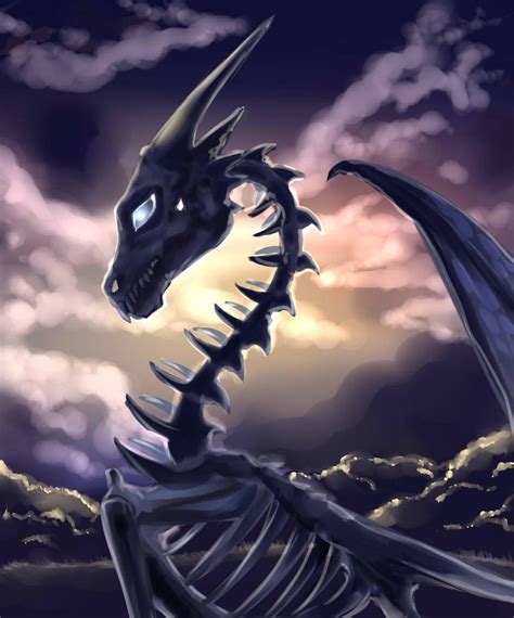 Skeleton dragon by Pangeon on DeviantArt