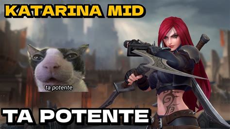 KATARINA MID TA POTENTE GRÃO MESTRE GAMEPLAY WILD RIFT YouTube