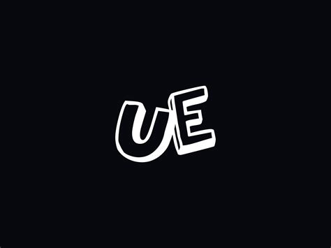 Creative Ue Logo Icon, stylish UE Letter Logo Image Design 21496852 ...