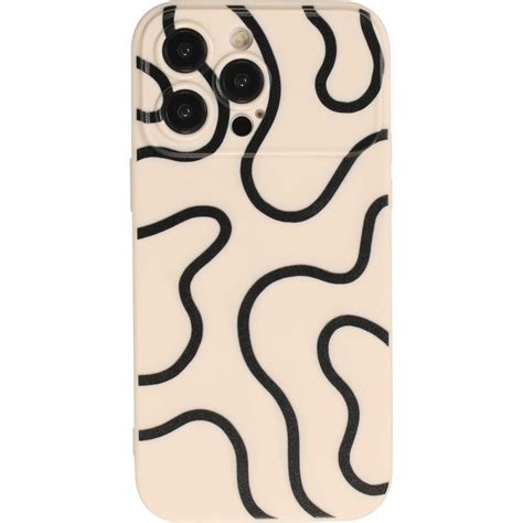 Coque IPhone 15 Pro Max Housse De Protection En Silicone Avec Motif