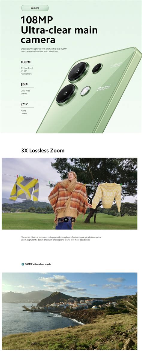 Buy XIAOMI Redmi Note 13 (RAM 8GB, 256GB, Ocean Sunset) at Best price