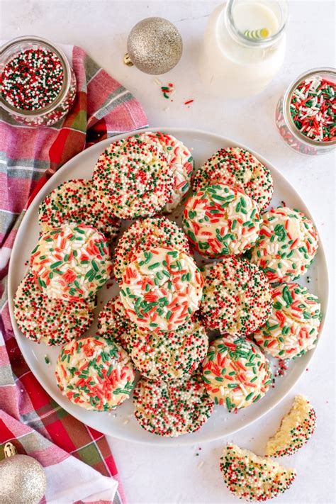 Christmas Sprinkle Cookies Made To Be A Momma