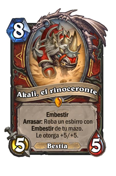 Akali El Rinoceronte La Arena De Rastakhan Best Hearthstone Decks