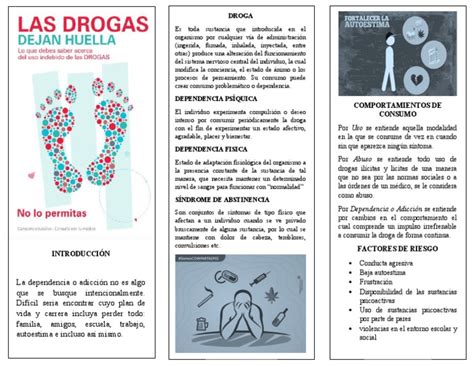 Folleto Consumo Sustancias Pdf