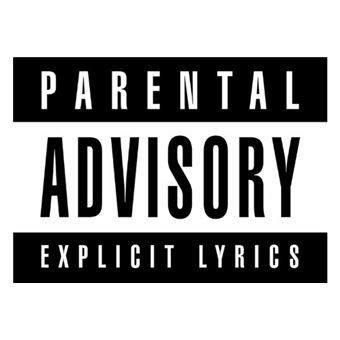 Parental Advisory - Explicit Lyrics - 61x91,5 cm - AFFICHE / POSTER, Poster/affiche enroulé, Top ...