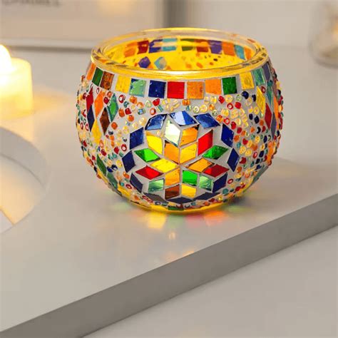 Make A Turkish Mosaic Candle Holder Online Class And Kit Ts Classbento