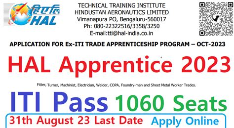 Hal New Apprentice Recruitment 2023 Iti Latest Apprentice 2023 ‣ Anil