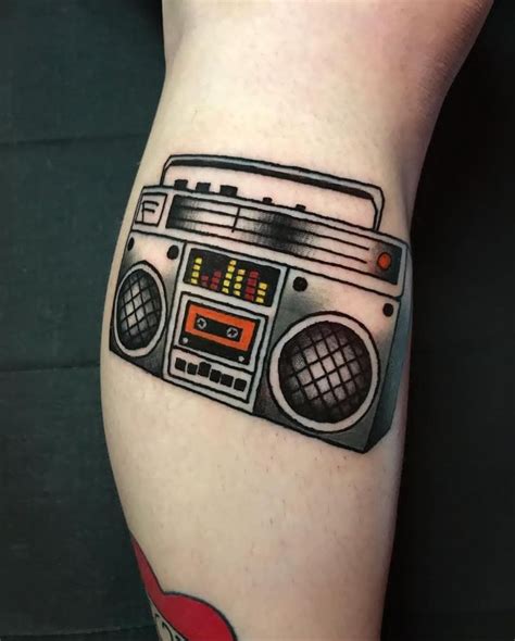 Boombox Tattoo Tattoos Old Traditional Tattoo Music Tattoo Designs