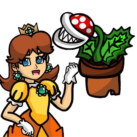 Daisy And Piranha Plant By Robynhillzoneact25 On Deviantart