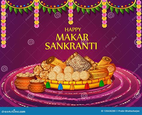 Happy Makar Sankranti Religious Traditional Festival Of India