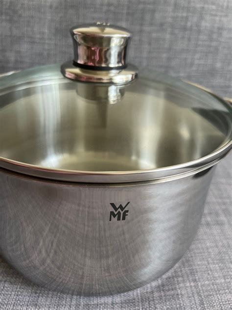 WMF Diadem Plus 20cm Stainless Steel Pot With Lid Furniture Home