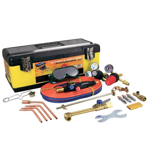 Bossweld Oxygen Acetylene Professional Toolbox Gas Kit Dst Rural