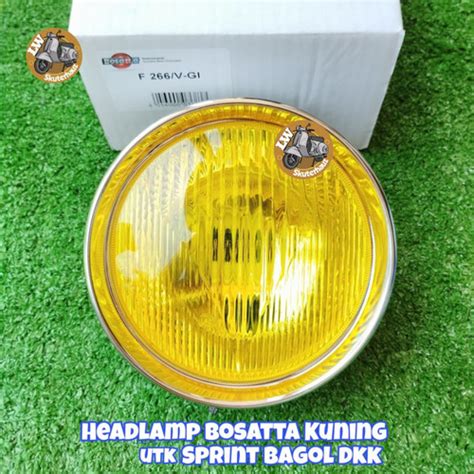 Jual Headlamp Bosatta Kuning Utk Sprint Bagol Rally Dkk Jakarta Barat