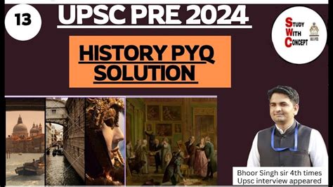 Upsc Pre Pyq Series Gs History Lecture Upsc Ias Pyq