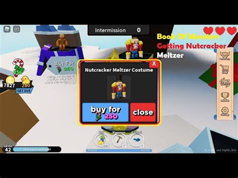 Roblox Book Of Monsters Getting Nut Cracker Meltzer Skin Youtube