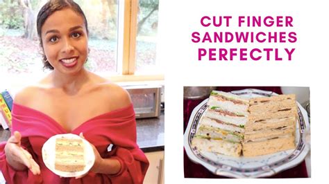 How To Cut Finger Sandwiches Perfectly Afternoon Tea Youtube