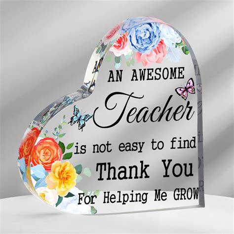 Yookeer Class Of 2023 Teacher Appreciation Acrylic Keepsake India Ubuy