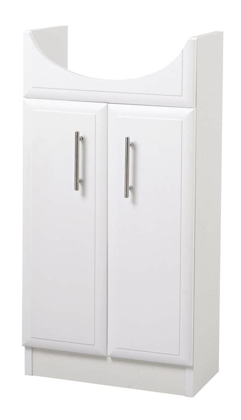 Bandq White Vanity Slimline Cloakroom Unit Departments Diy At Bandq