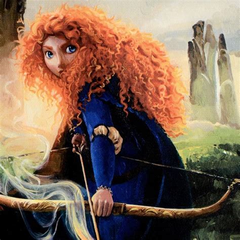 Brave Merida - Disney Limited Edition By Jim Salvati