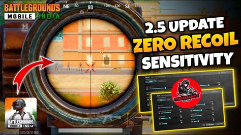 Bgmi 2 5 Update Zero Recoil Sensitivity Bgmi Sensitivity Code Today