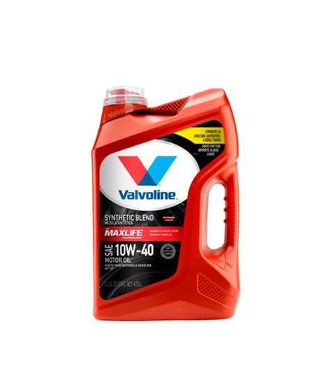 VALVOLINE 10W40 HIGH MILEAGE MAX LIFE Aceite De Motor Lubrimas Pe